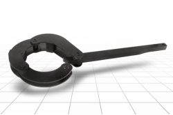 Ключ шарнирный КШС 146. Ручной инструмент, используется  для выполнения операций по  сборке/разборке  колонкового или направляющего набора, смене изношенной коронки, свинчивания и развинчивания  обсадных труб .Предназначен  для одного диаметра. Ключи обес