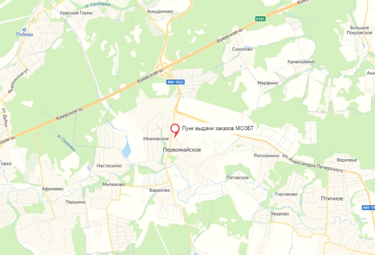 Поселок первомайский екатеринбург карта